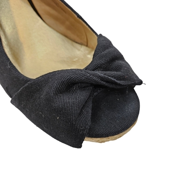 Madden Girl Elivia Peep Toe Slingback Cork Wedge Espadrille Women's Size 8.5 - Picture 12 of 14